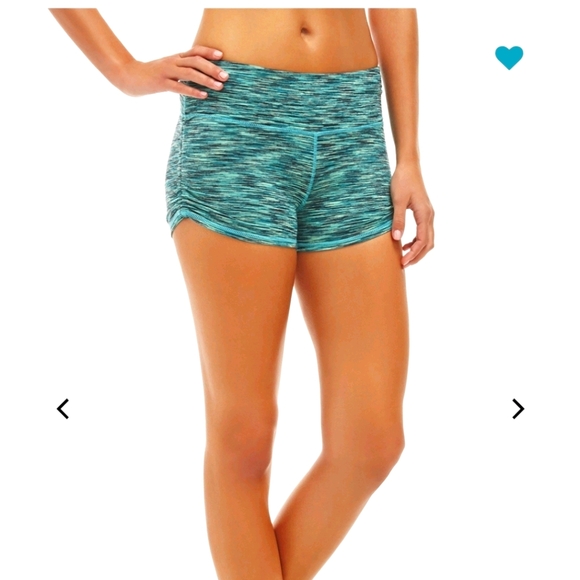 Fabletics Pants - Fabletics Dili Adjustable shorts Teal size L